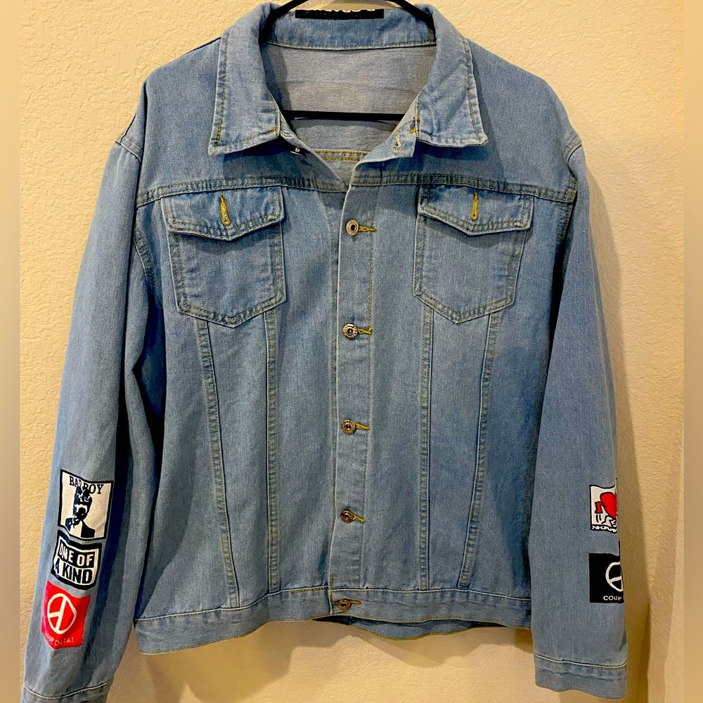 Stylish Denim Jacket. Large fits to size.